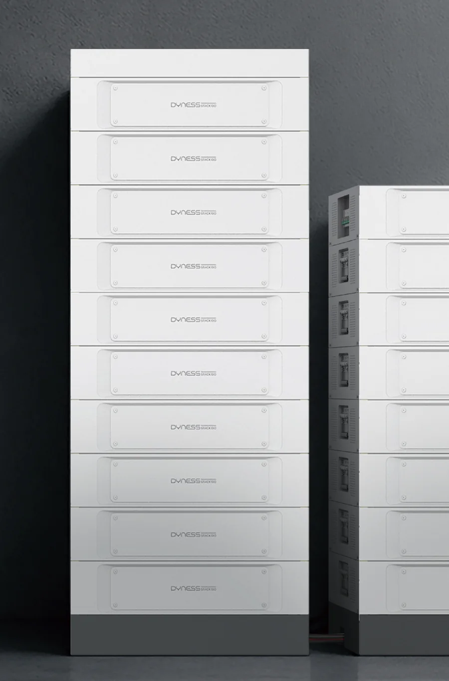 Gestapelde STACK100-modules van dichtbij
