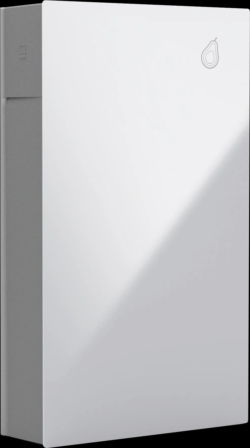 FoxESS Avocado P100: witte all-in-one kast met glazen front
