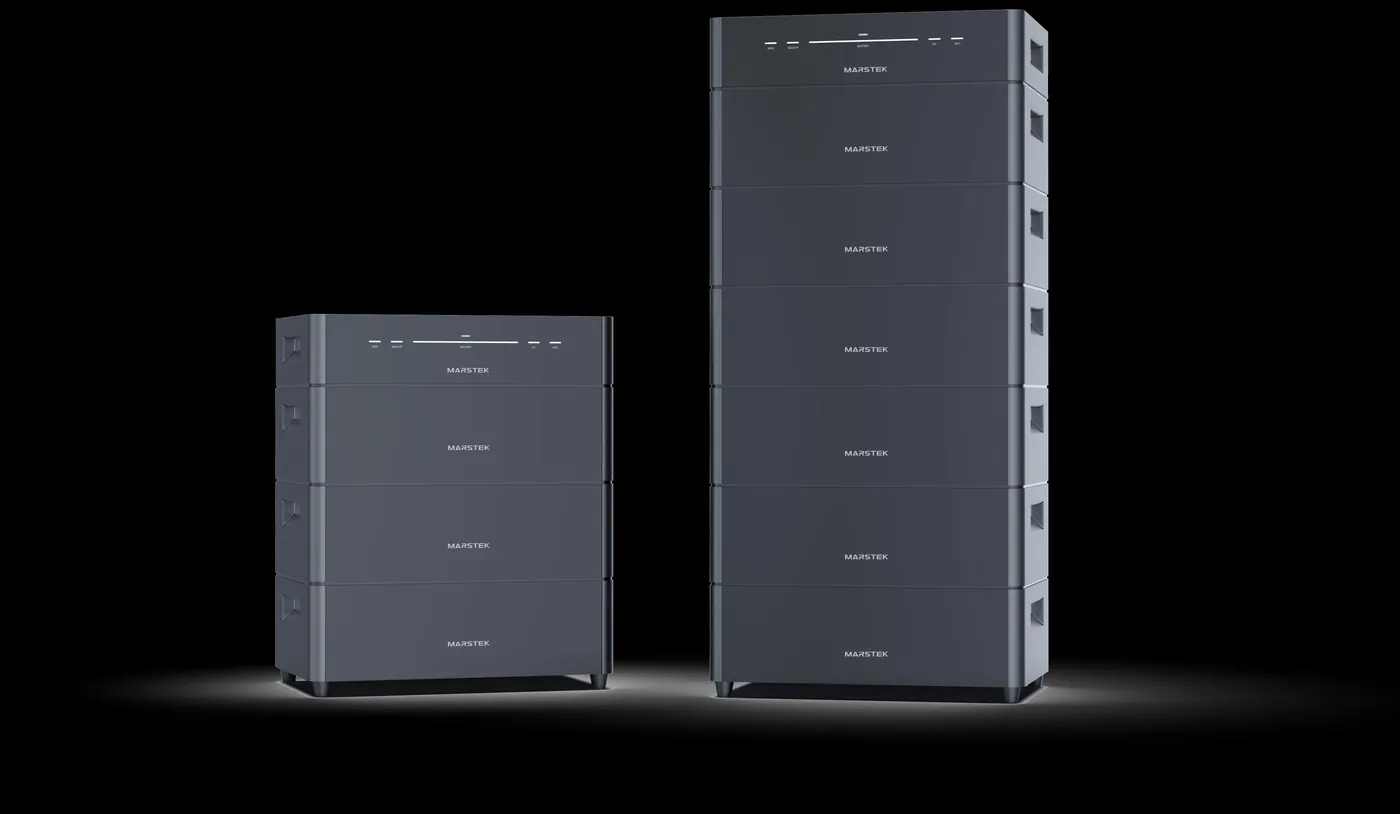 Marstek Venus D met twee en met zes batterijmodules