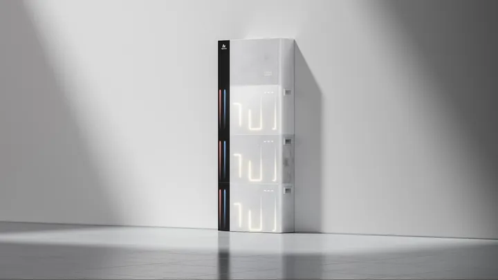 AlphaESS SMILE G3-zuil met omvormer en drie modules