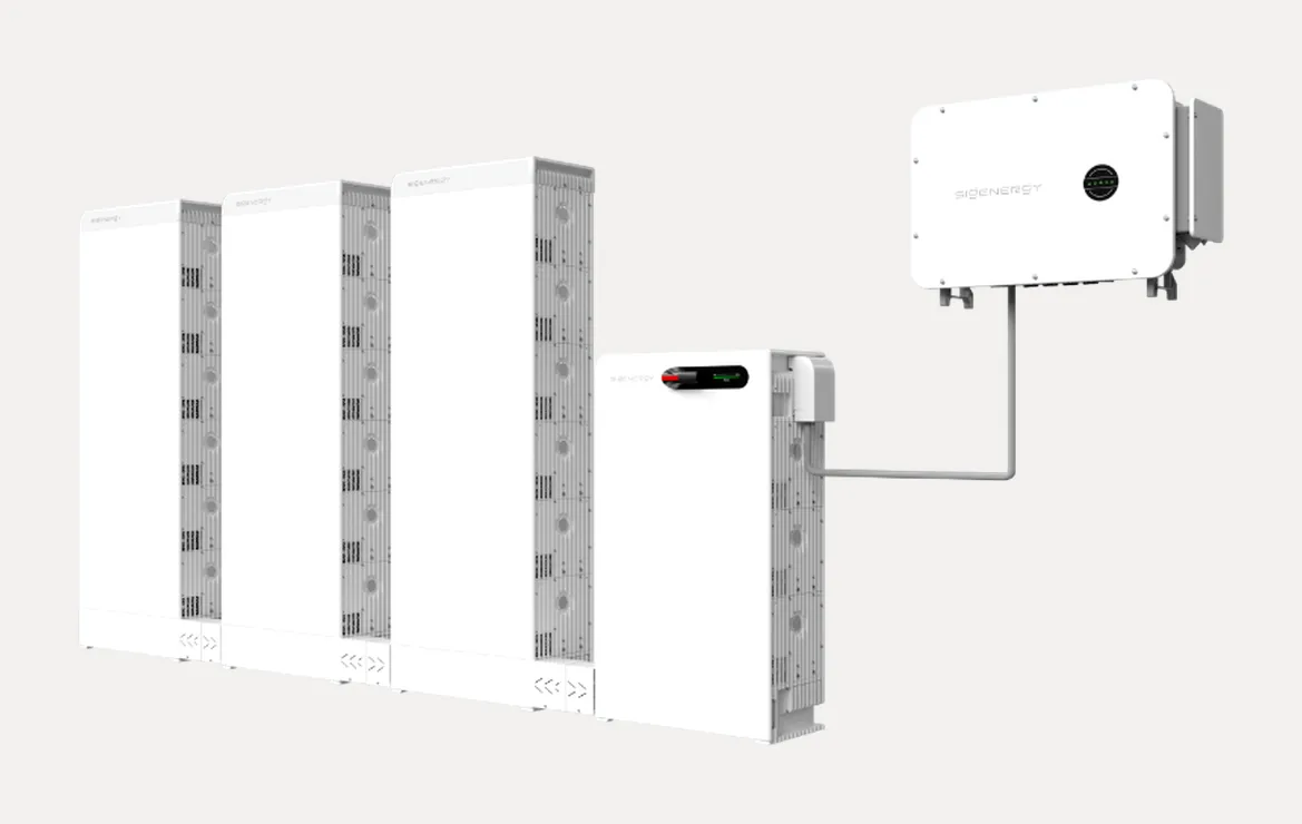 Sigenergy SigenStack met Sigen Hybrid omvormer