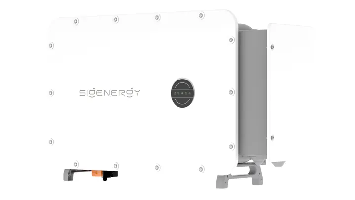 Sigen Hybrid C&I-omvormer HYB schuin van voren